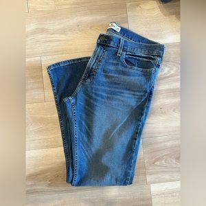 Hollister Men's Jeans DARK WASH SLIM STRAIGHT Denim w34/32